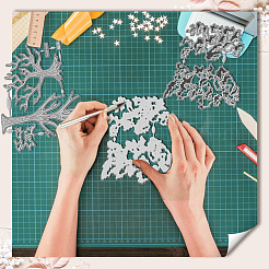 Kohlenstoffstahl Schneidwerkzeuge Schablonen&nbsp;DIY-WH0309-2329