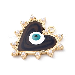 Pendentifs d'émail en laiton &nbsp;KK-D360-02G