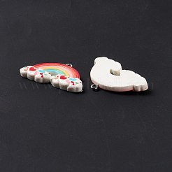 Undurchsichtige Harzanhänger&nbsp;RESI-G040-C02-A