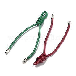 Decorazioni pendenti con cordini in pelle PU e ottone&nbsp;AJEW-A074-05