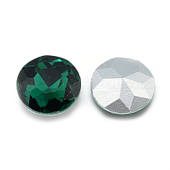 Cabochons en verre avec strass de dos avec point&nbsp;RGLA-T029-10mm-16