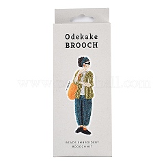 Miyuki-Saatperlen-Perlen-Markt-Mädchen-Broschenherstellungssets&nbsp;DIY-H165-01A