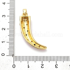 Ottone micro spianare pendenti zirconi&nbsp;KK-M314-10G-01