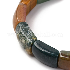 Stretch-Armbänder aus natürlichen indischen Achatperlen für Frauen und Männer&nbsp;BJEW-C097-02A-10