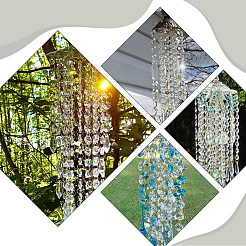 240 Stück transparente K9-Glasverbinder-Anhänger&nbsp;GLAA-SP0001-92