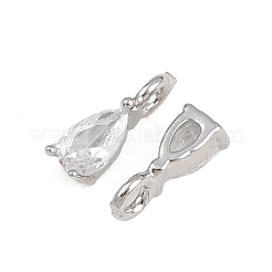 Latón micro pavimenta claro cubic zirconia encantos&nbsp;KK-A269-30P
