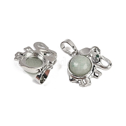 Pendentifs en aventurine vert naturel&nbsp;G-I374-A-P11