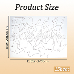 Acryl Wandaufkleber&nbsp;DIY-WH20013-60A