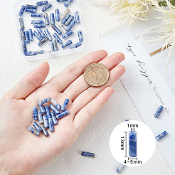 2 Strang natürliche blaue Flecken Jaspis Perlen Stränge&nbsp;G-OC0001-87