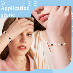 40 Stück Schraubverschlüsse aus Messing in 2 Farben&nbsp;KK-BBC0019-29