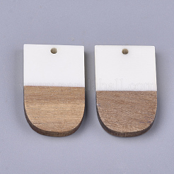 Colgantes de resina y madera de nogal&nbsp;X-RESI-S358-34C