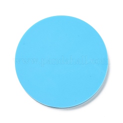 Bricolage thème de la fête des mères plat pendentif rond moules en silicone&nbsp;SIMO-H010-02G