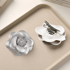 Pinzas para el pelo de piel sintética con diseño de cocodrilo para niñas&nbsp;OHAR-WH20008-18C