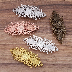 Accessori vintage per capelli di risultati del barrette dei capelli di ferro&nbsp;OHAR-PW0001-035P