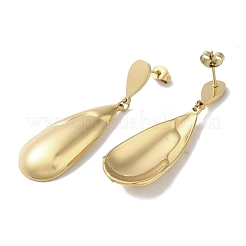 Orecchini pendenti con borchie in acciaio inossidabile 304&nbsp;EJEW-Z303-22G