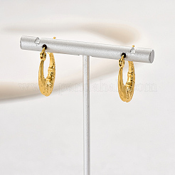 Vintage 201 Edelstahl unregelmäßige Metallohrringe für Frauen&nbsp;US4396
