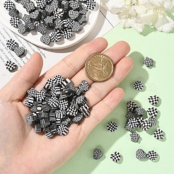 200 Stück 4 Stile handgemachte Polymer Clay Perle&nbsp;CLAY-YW0002-47
