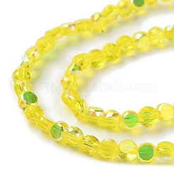Trasparenti perle di vetro placca fili&nbsp;GLAA-Q099-A01-11