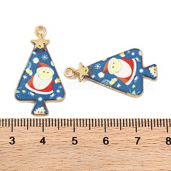 Pendenti in lega di placcatura a tema natalizio&nbsp;FIND-M020-02H-G
