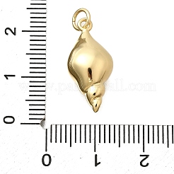 Anhänger aus Messing und ABS-Kunstperlen&nbsp;KK-D339-18G