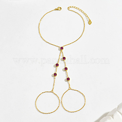 Gliederarmbänder aus Messing mit Mikropavé-Fassung aus Zirkonia&nbsp;VC1737