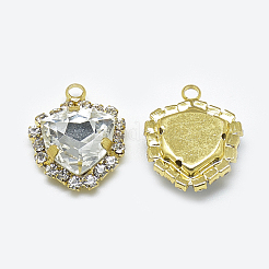 Pendentifs de strass en k9 verre&nbsp;RGLA-T129-12mm-KC-M