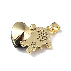 Anhänger aus echtem&nbsp;KK-C015-23G-15