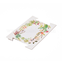 Carte rettangolari con fascette per capelli in carta&nbsp;CDIS-C004-07C