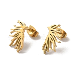 Pendientes de acero inoxidable 304 para mujer&nbsp;EJEW-D053-01G-02