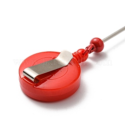Perlenabzeichenhalter aus Eisen und Kunststoff&nbsp;AJEW-G055-01C