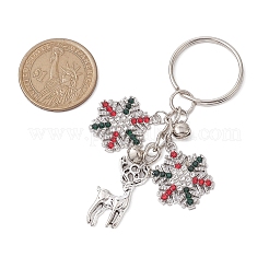 Porte-clés en alliage avec zircone cubique&nbsp;KEYC-JKC00864