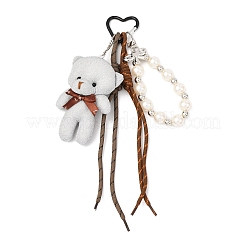 2 pièce de décoration en corde de polyester&nbsp;HJEW-JM04384