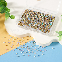 1 sacchetto di cabochon di strass in vetro con retro appuntito&nbsp;RGLA-TADJ0001-01A-07
