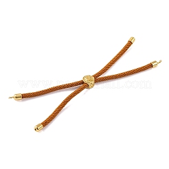 Fabrication de bracelets en cordons de nylon adaptés aux breloques de connecteur&nbsp;AJEW-P116-01G-21