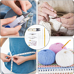 Kit di strumenti per lavorare a maglia e uncinetto fai da te&nbsp;DIY-BC0005-54