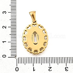 Pendenti in acciaio inossidabile dorato 304&nbsp;STAS-K300-02G-U