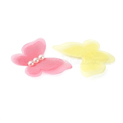 Schmetterlingsornamente aus Organza&nbsp;AJEW-WH0079-F-M