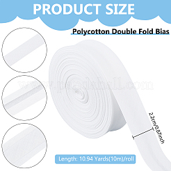 10 m Polycotton-Schrägband mit doppelter Falte&nbsp;OCOR-BC0009-37B