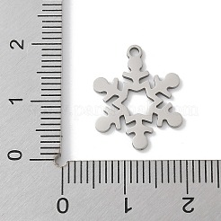 Pendentifs de Noël en acier inoxydable 201&nbsp;STAS-S157-02E-P