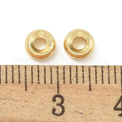 Abstandsperlen aus Messing mit Zahnstangenbeschichtung&nbsp;FIND-T071-01G-01-RS