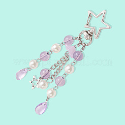 4 pendentif méduse en acrylique et plastique ABS&nbsp;KEYC-SP0001-32C