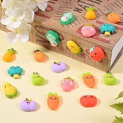 20pcs 10 cabochons en résine opaque de style&nbsp;CRES-SZ0001-18