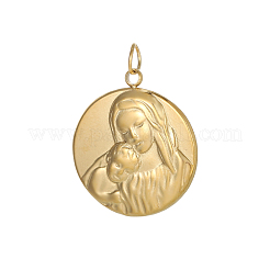 Pendentifs en acier inoxydable 304&nbsp;STAS-OY005-42G-02