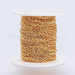 Catene a maglie intrecciate in acciaio inossidabile 304 placcate ionicamente (ip) fatte a mano&nbsp;CHS-H007-57B