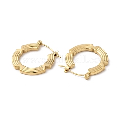 Creolen aus Edelstahl 304 mit Rack-Beschichtung für Damen&nbsp;EJEW-Z026-34G