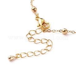 Braccialetti a catena satellitare in ottone fatti a mano che fanno accessori&nbsp;AJEW-JB01025