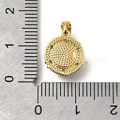 Breloques en laiton avec zircone cubique de micro pave&nbsp;LS-KK-S517-03G