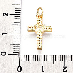 Messing micro pave klare zirkonia anhänger&nbsp;KK-N268-11G
