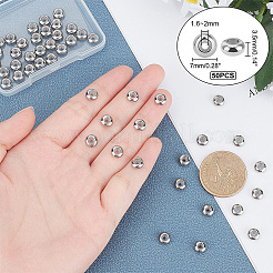 304 Edelstahlperlen&nbsp;STAS-UN0018-23P