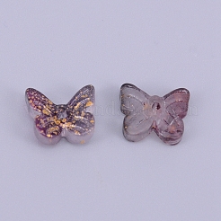 Perles de verre transparentes et givrées&nbsp;KY-CJC0004-02G